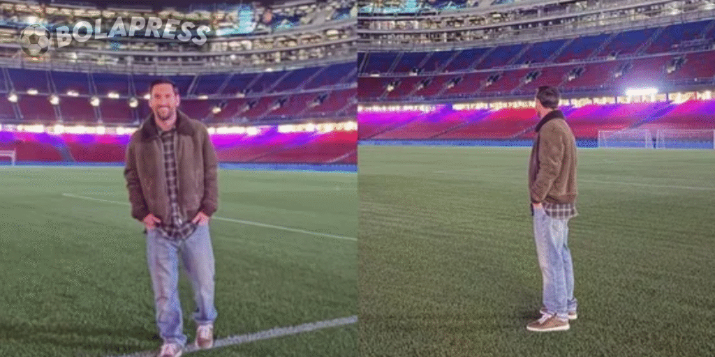 Lionel Messi Diam-Diam Kunjungi Camp Nou
